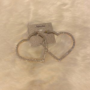 New Natasha Heart earrings perfect for your Valentine’s Day